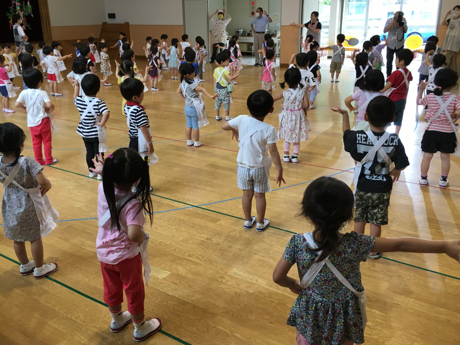 七夕まつり 年少 もも お東幼稚園 名古屋市中区東別院の幼稚園